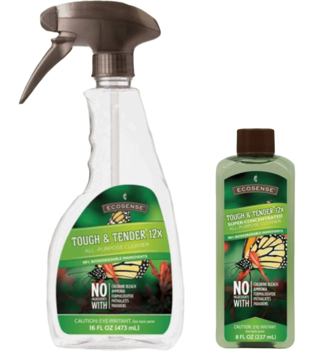 Melaleuca Ecosense Tough & Tender 12X All-Purpose Cleaner 8 oz + spray Bottle