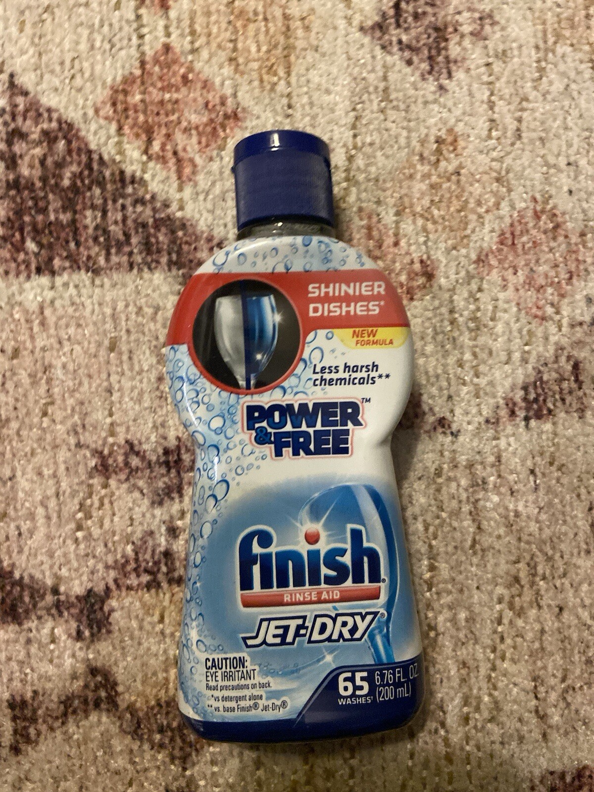Finish Jet-Dry Liquid Rinse Aid, Dishwasher Rinse & Drying Agent, 6.76 fl oz 2pk
