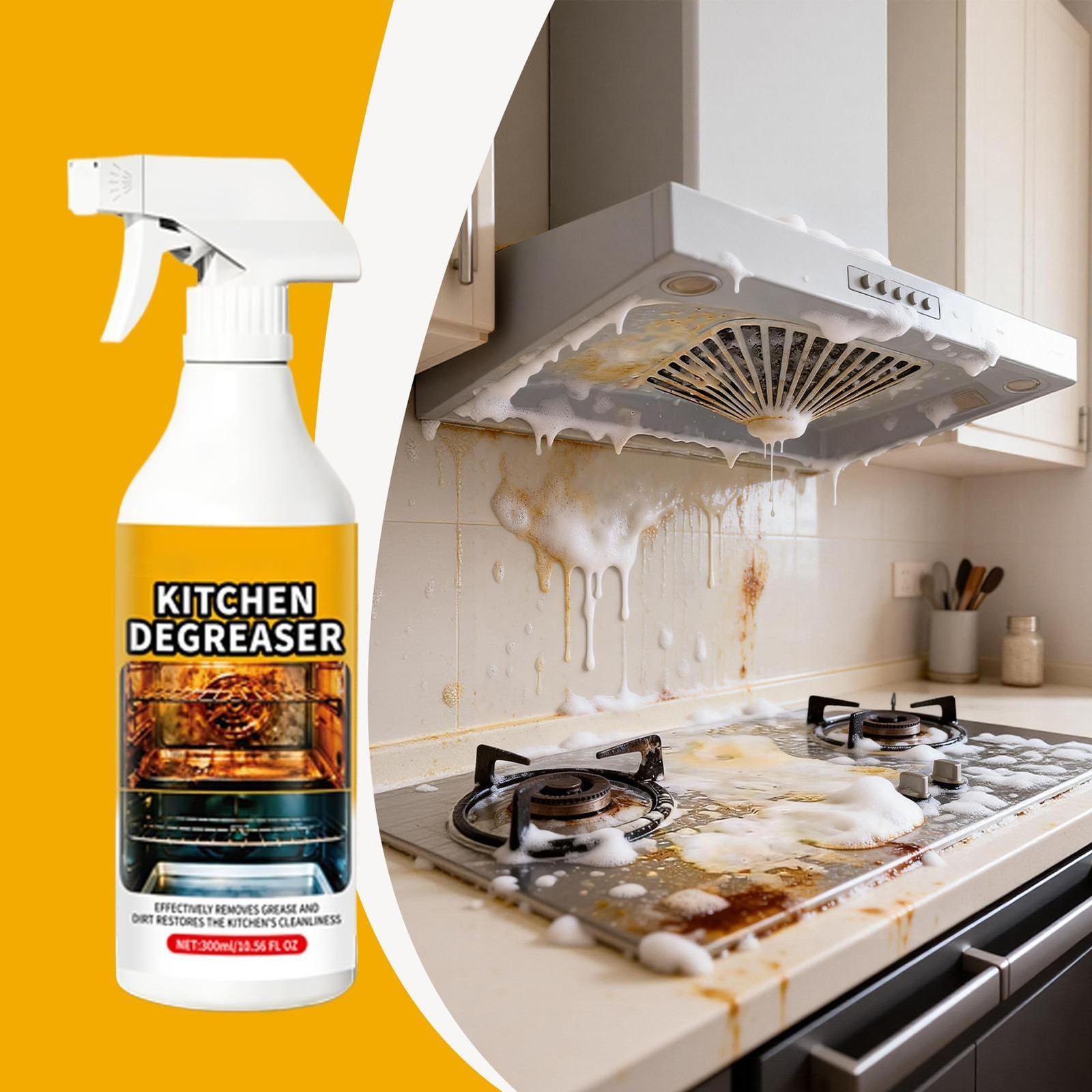 2026 New Kitchen Degreaser Grease Killer Spray Grill Cleaner Spray For Grates