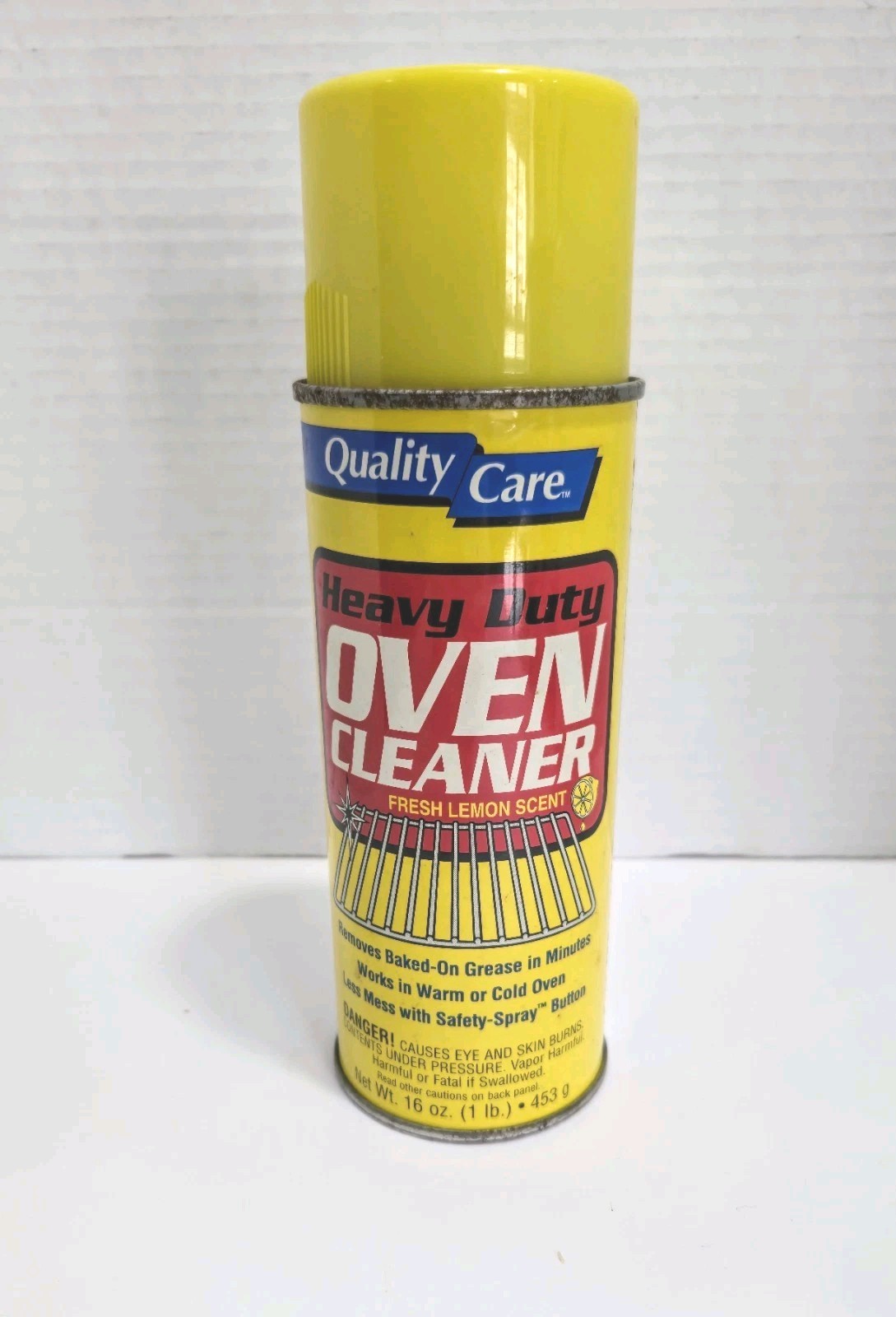 Vintage Quality Care Oven Cleaner 1989 Lemon Scent Heavy Duty Sherwin-Williams