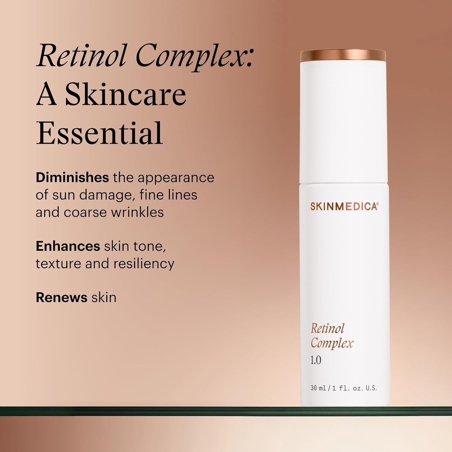 SkinMedica Retinol Serum 1.0 Complex – Serum for Face, Age-Defying Advanced Re
