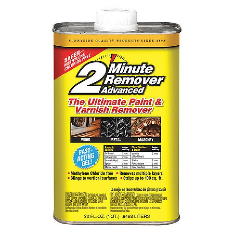 4 Pack 2 Minute Remover Advanced Paint & Varnish Remover, 32 Fl. Oz.