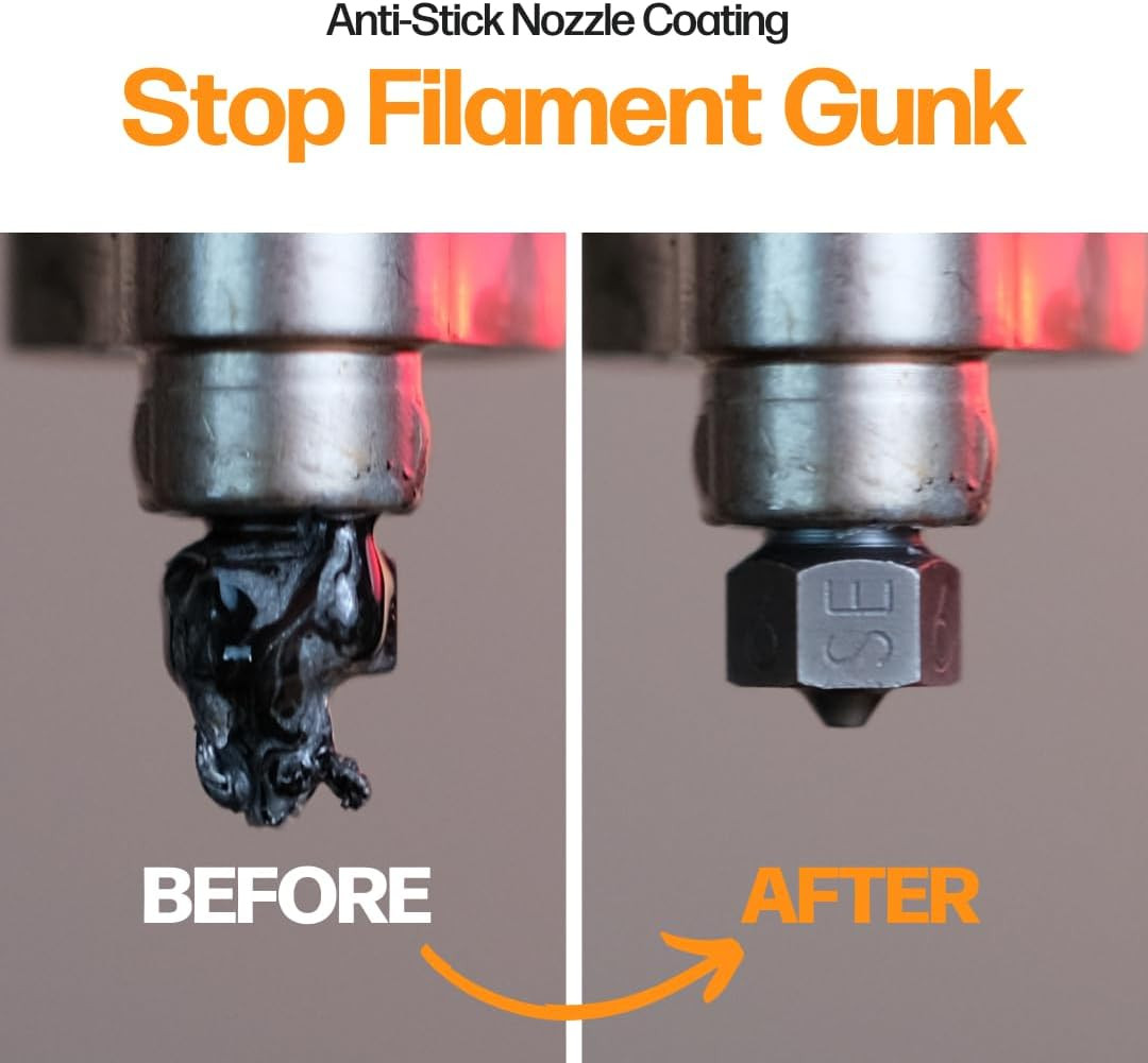 Plastic Repellent Paint Repels Plastic & Prevents Buildup on the Nozzle | Get En