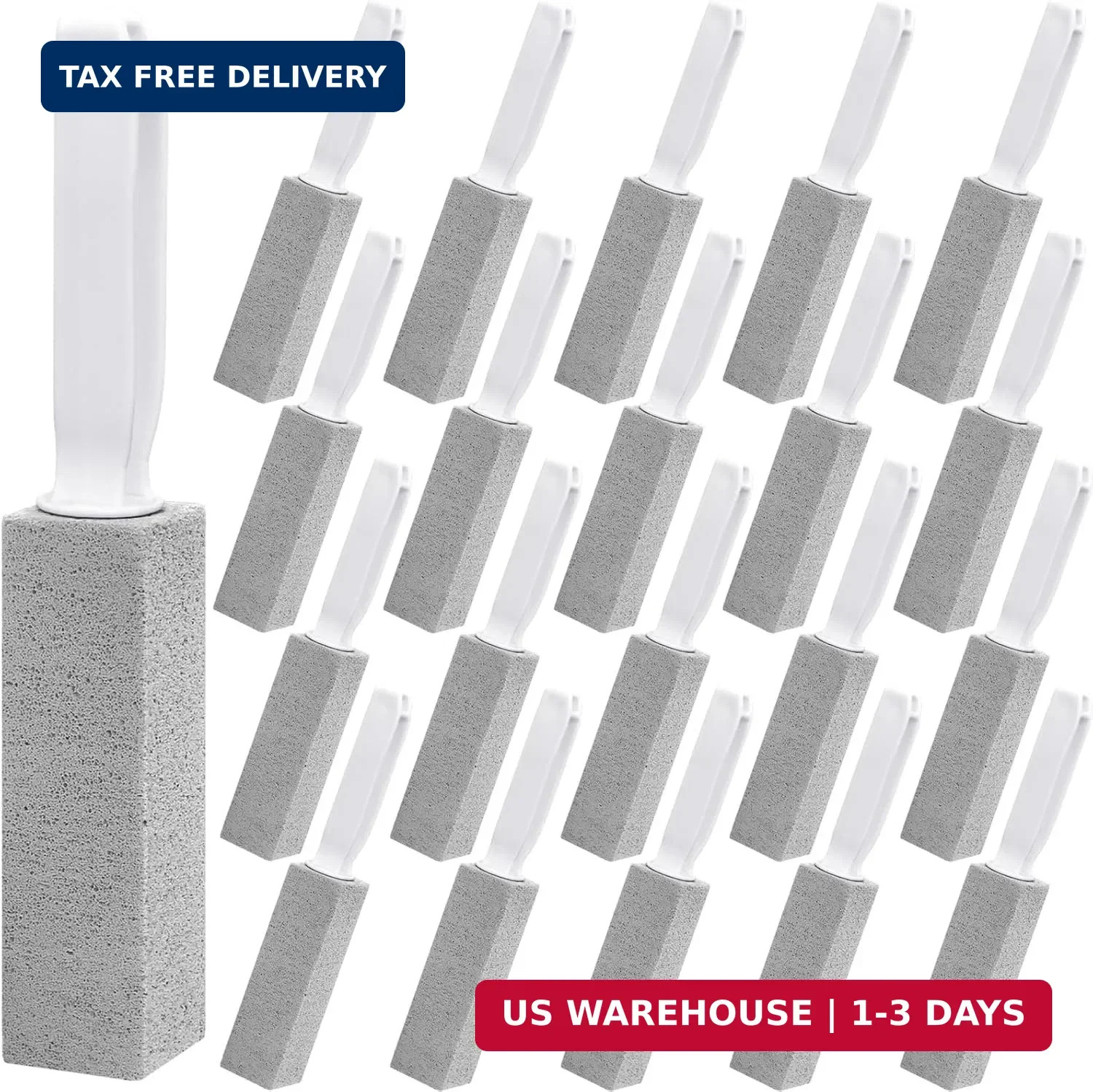 20 Pack Pumice Stone Toilet Bowl Cleaner Pumice Stone with Handle for Toilet Cle