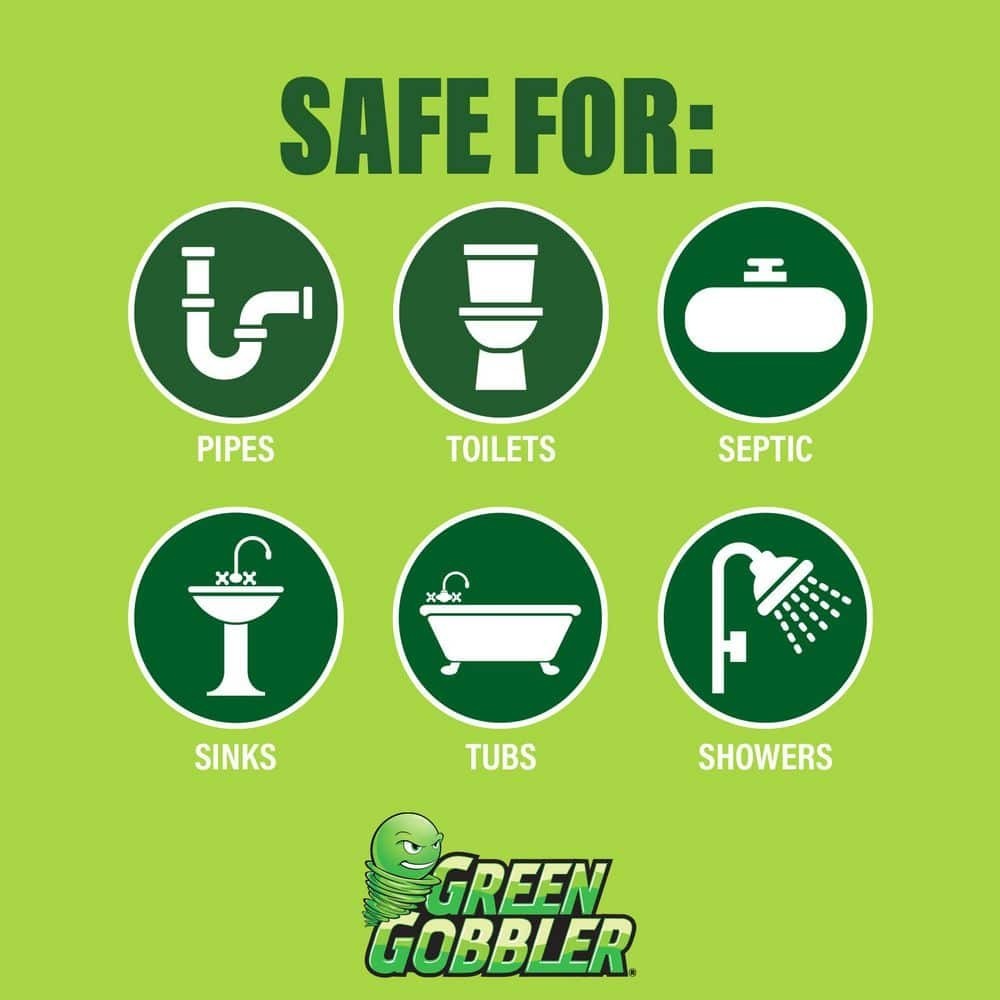 Green Gobbler 8.25 oz. Drain and Toilet Clog Remover Opening Packs (3-Count)