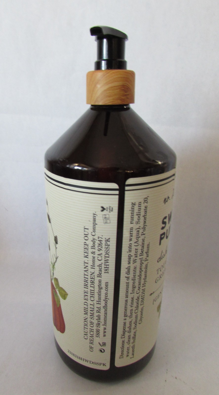 Home & Body Company Liquid Scented Sweet Pumpkin Dish Soap Halloween FALL 32oz