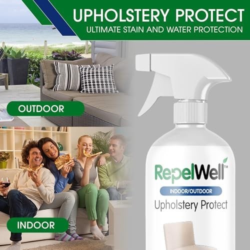Eco-Friendly Stain & Water Repellent Spray 24oz – Non-Toxic, Pet-Safe Fabric & L