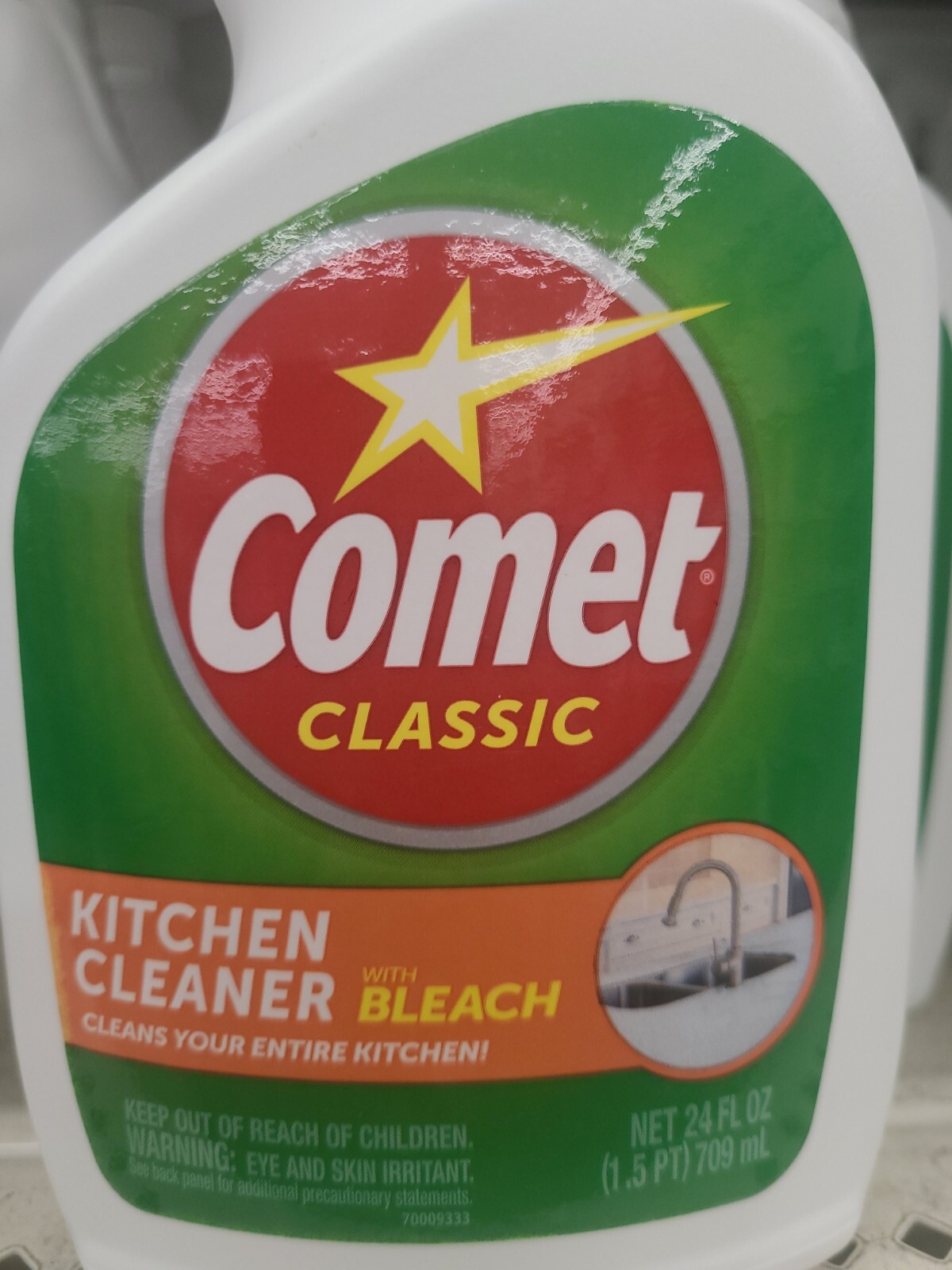 Pack Of 6 Comet Classic Kitchen Cleaner With Bleach 24 oz Each
