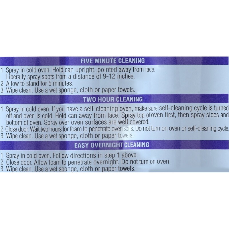 Heavy Duty Oven Cleaner Lemon Scent Powerful Grease Remover 4 Pack 14.5oz New