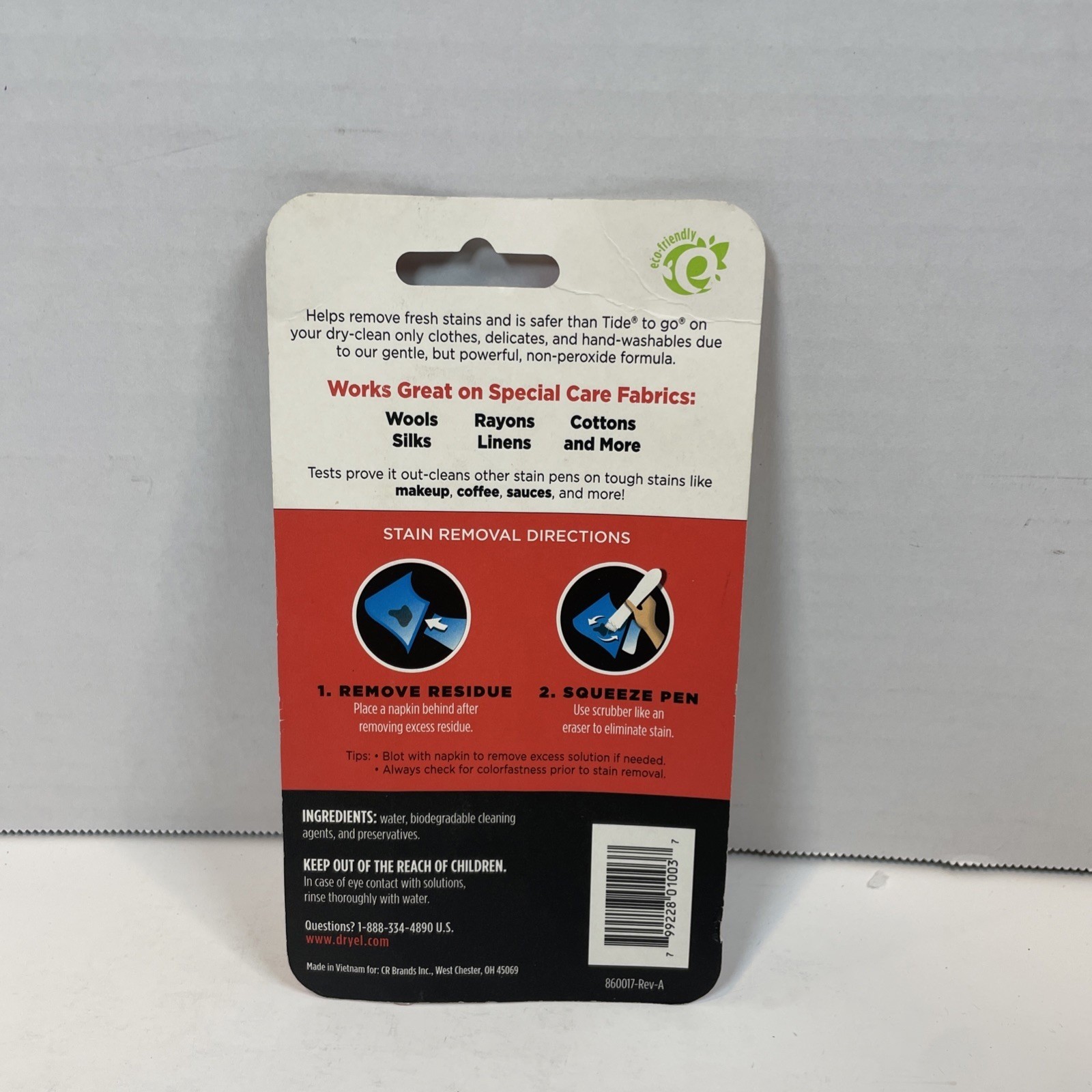 Dryel On The Go Instant Stain Remover 0.7 fl oz SoftTouch Tip/Haut