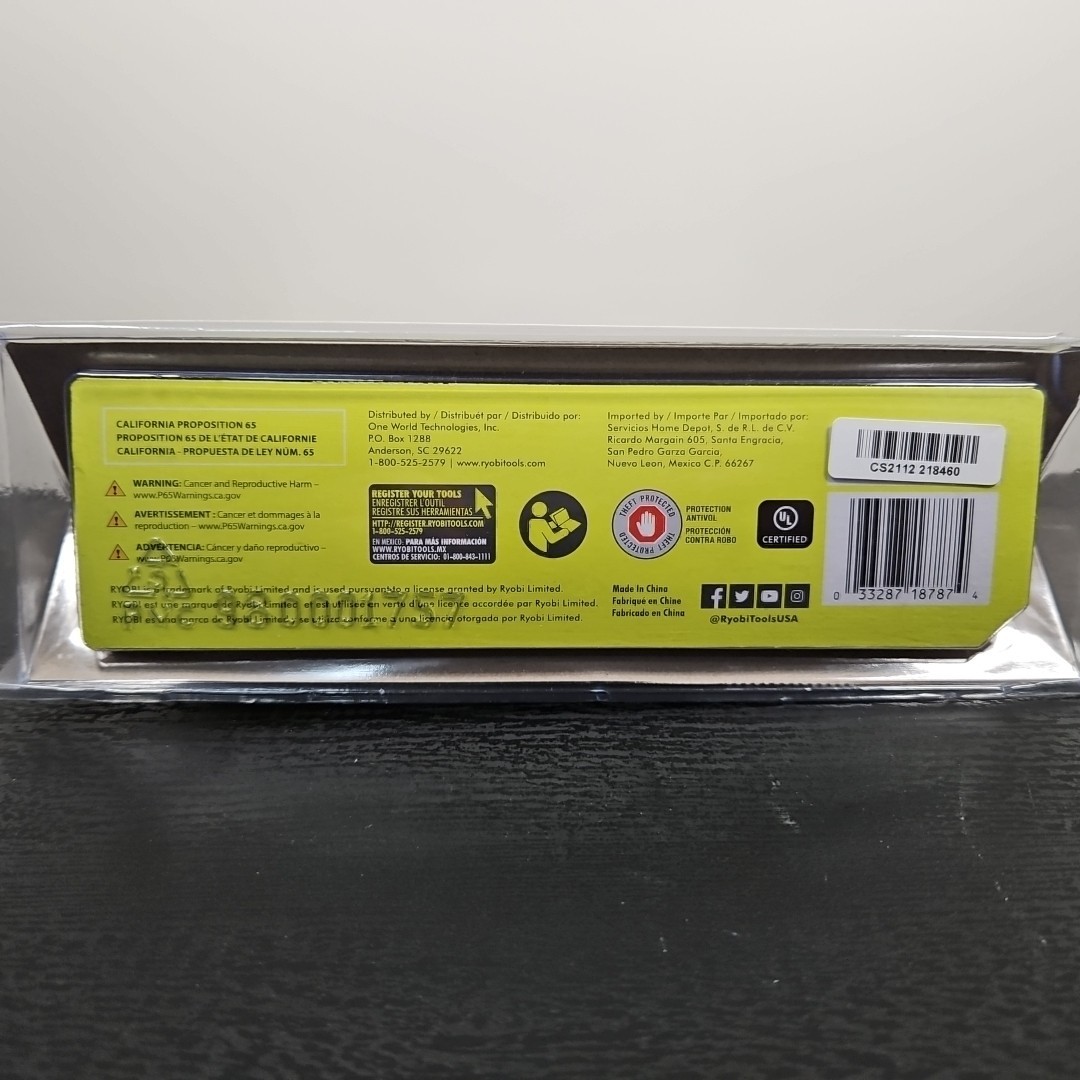 New Ryobi P4400 Cordless Compact Scrubber