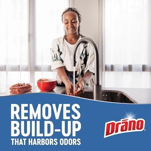 Drano EarlyAction Foamer, Drain Clog Remover & Cleaner, 17 Fl Oz (Pack of 5)