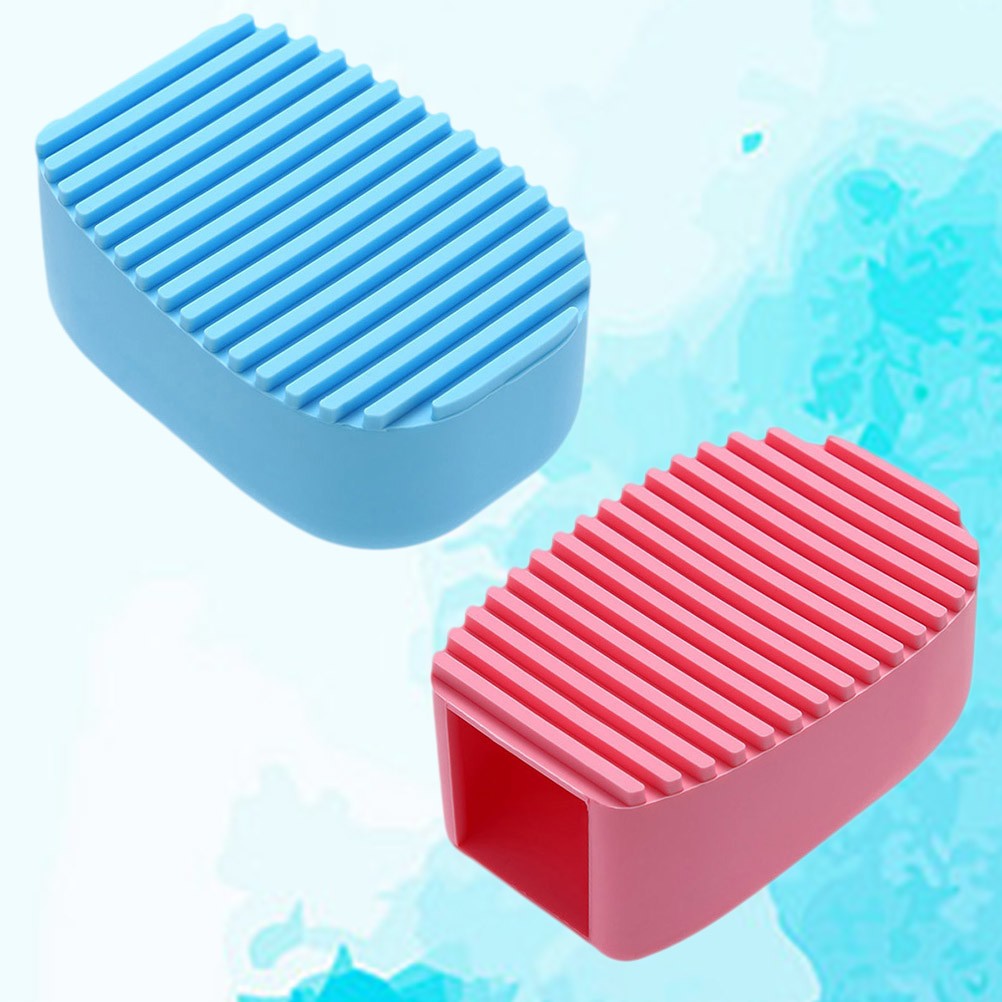 2Pcs Durable Scrubbing Brush Cleaner for Clothes Washing Assorted Colors