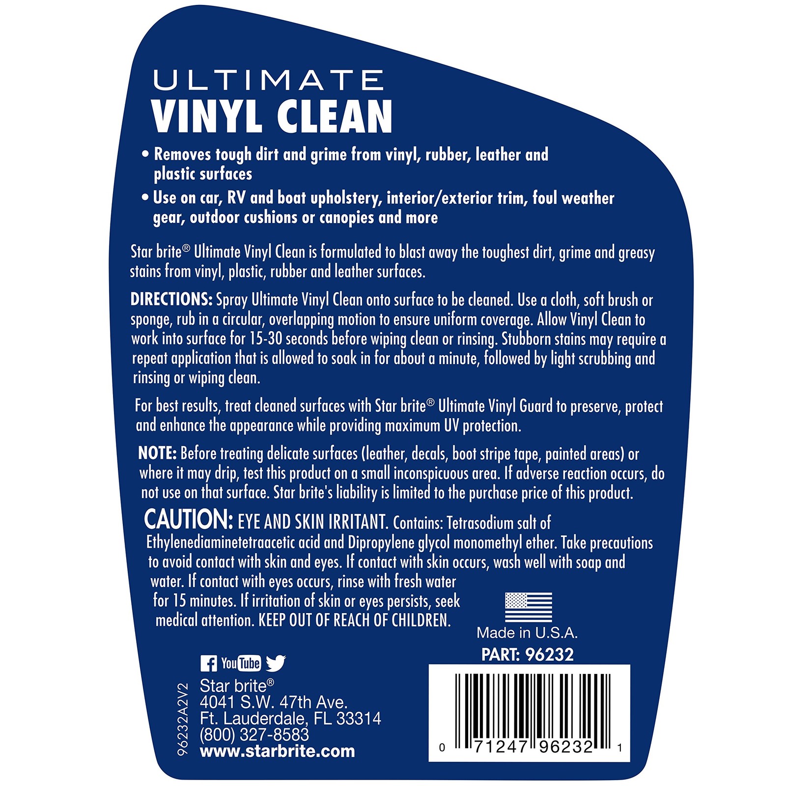 Ultimate Vinyl Clean Spray – Limpiador Multisuperficie Para Automoviles, Veh…
