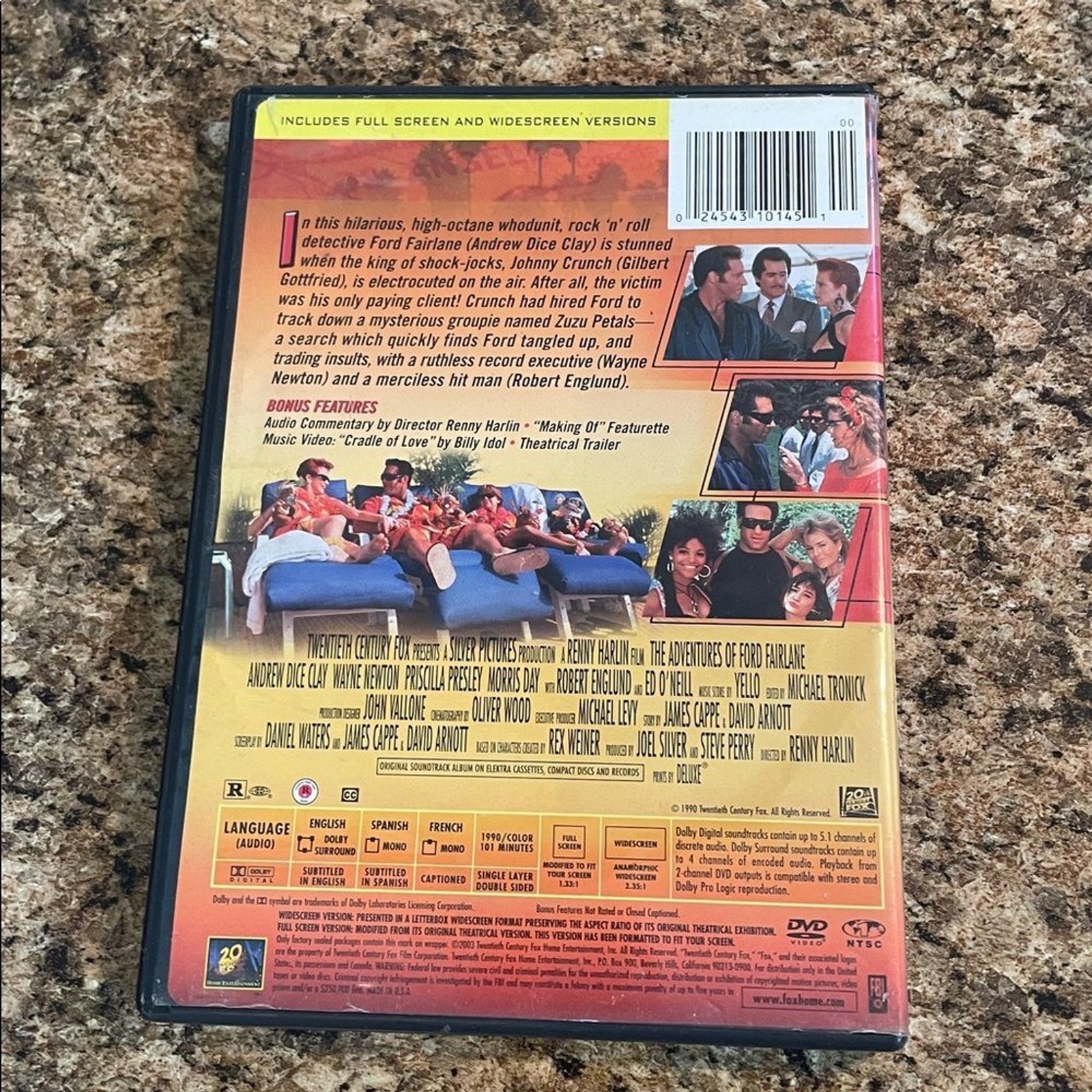 Ford Fairlane (Andrew Dice Clay) DVD – Red/Black Cover