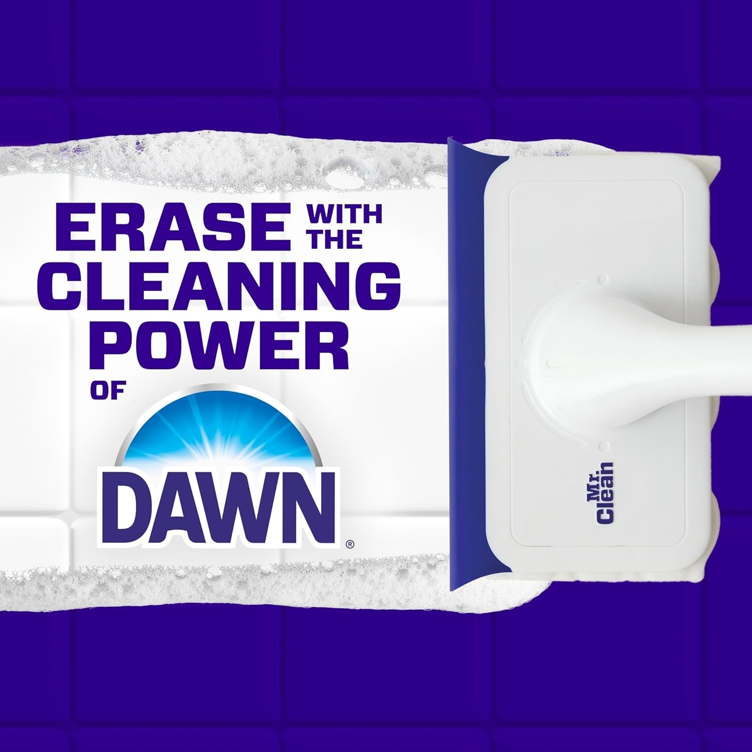 Effortless Cleaning with Magic Eraser Shower & Tub Kit – 2 Lemon Foam Refills