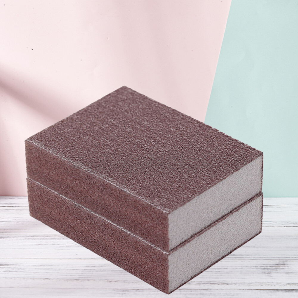 5pcs Washing Sponge Kitchen Sponge Cleaning Rust Scrubber Sanging Sponge Sponges