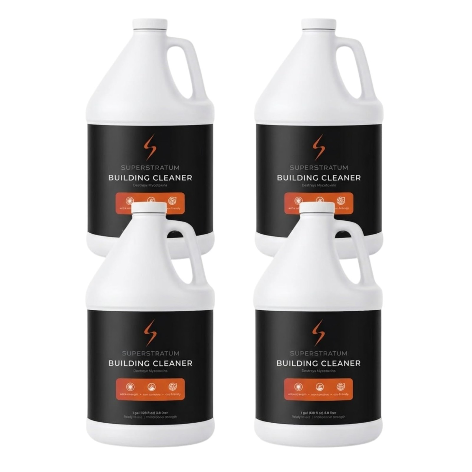 Superstratum HVAC Air Duct Cleaner Advanced Cleaning Solution, 4 Gallon
