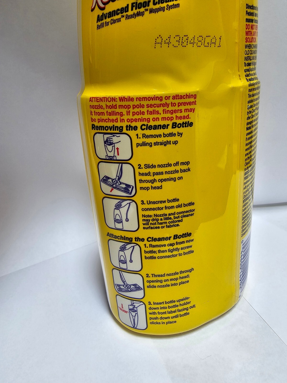 Clorox Ready Mop Advanced Floor Cleaner Refill Bottle 24 oz.
