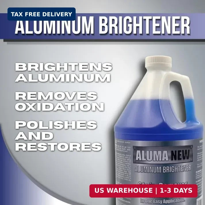 Aluminum Brightener/Stain Remover/Cleaner & Restorer/Made in USA/Quality Chemica