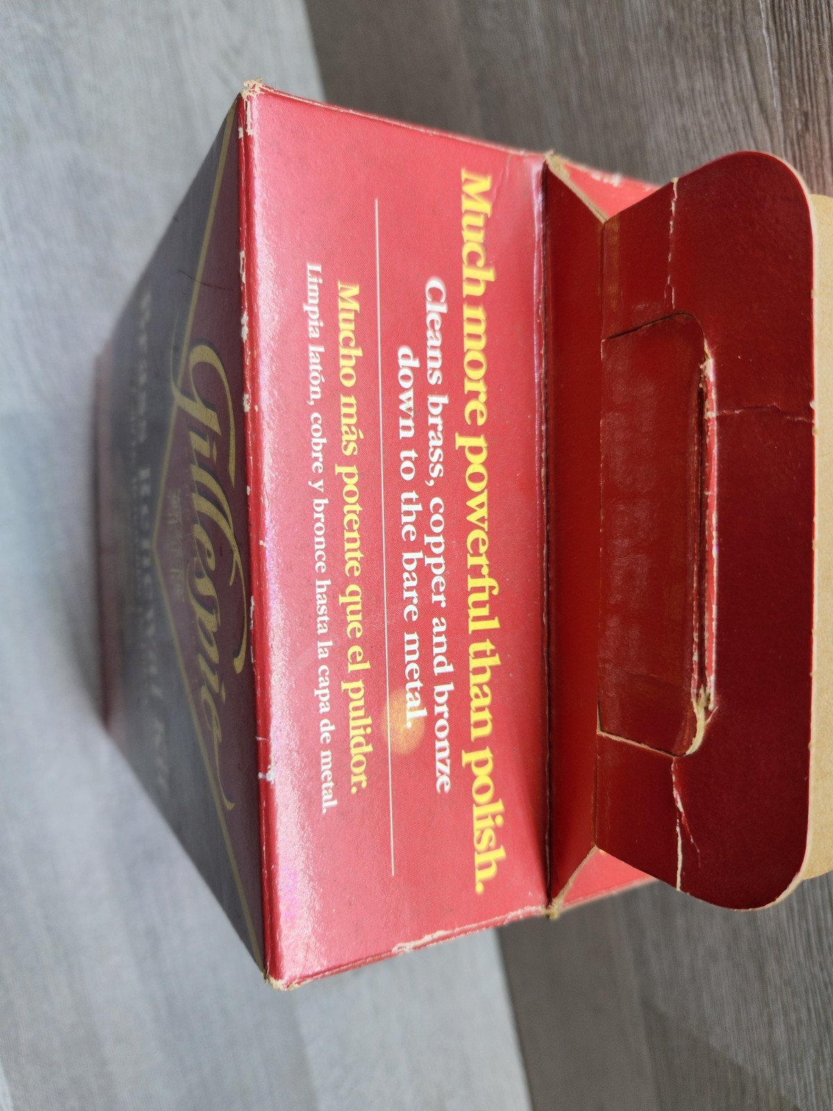 Gillespie Brass Renewal Kit Cleaner Protector Restoring 90% Full