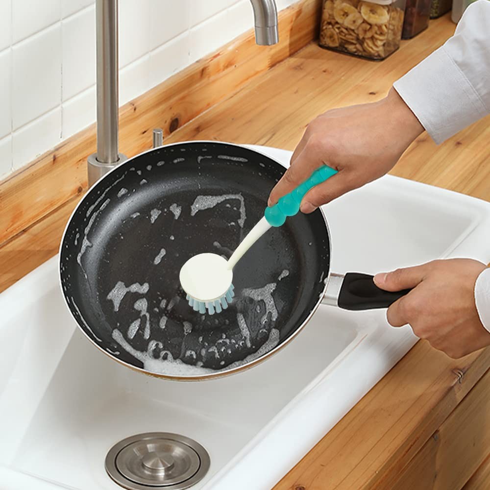 6 PCS Cleaning Brush, Scrub Brush Set for Kitchen and Bathroom Household Use …