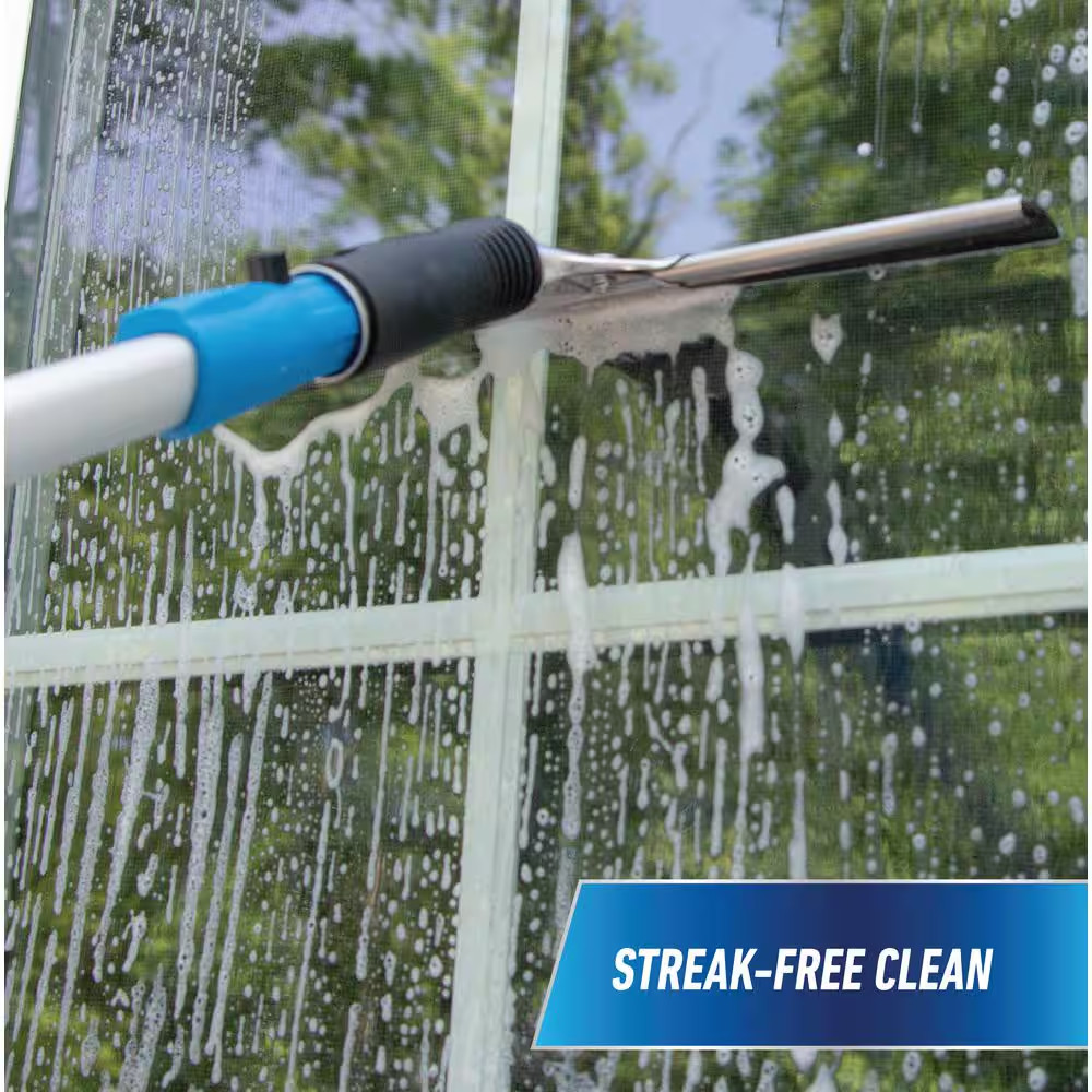Total Pro Kit W/14 In. Scrubber, 12 In. Squeegee and 6 Ft. Telescoping Connect &
