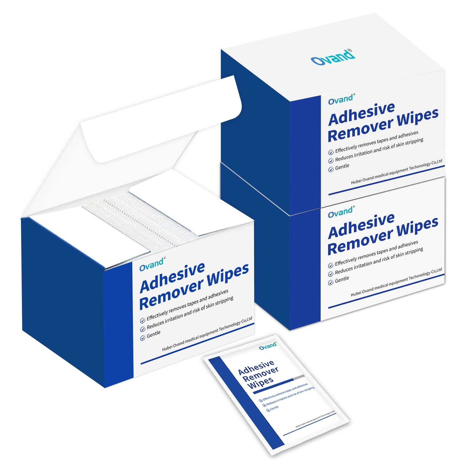 Adhesive Remover Wipes, XL No-Sting & Gentle 36 Pack Adhesive Remover for Skin