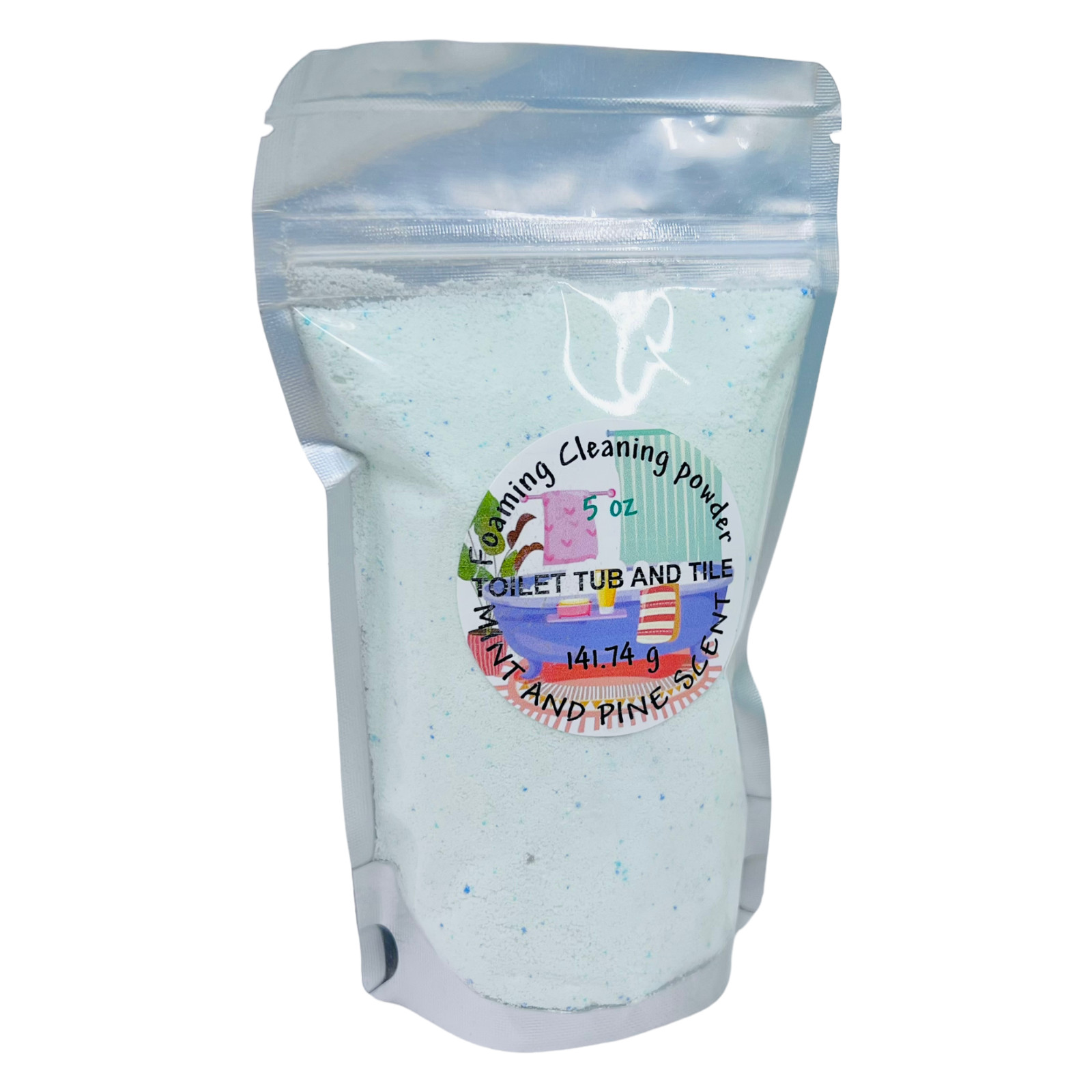 Toilet tub and tile, foaming powder 5 oz fresh scent of mint pine 2 pack deal