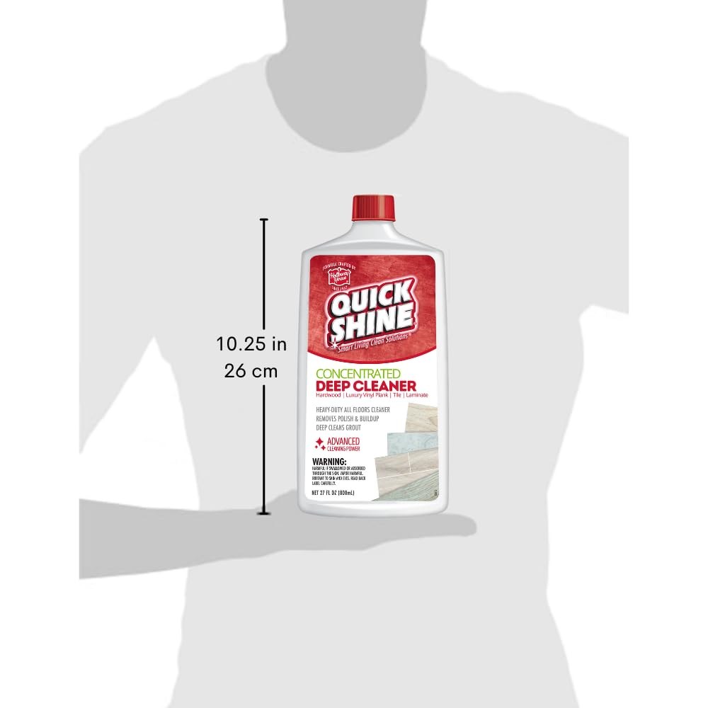 Quick Shine Multi Surface Deep Floor Cleaner and Remover 27 Ounce (Pack of 1)