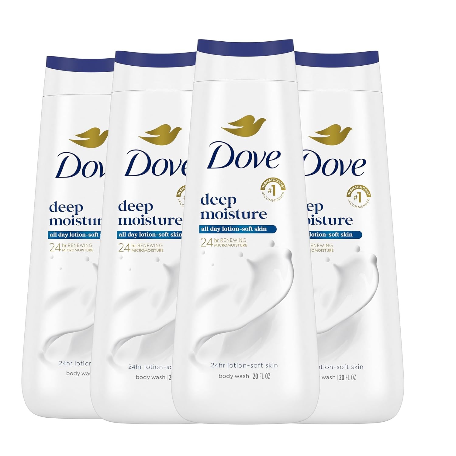 Dove Body Wash with Natural Nourishers for Instantly Soft Skin and Lasting Nou