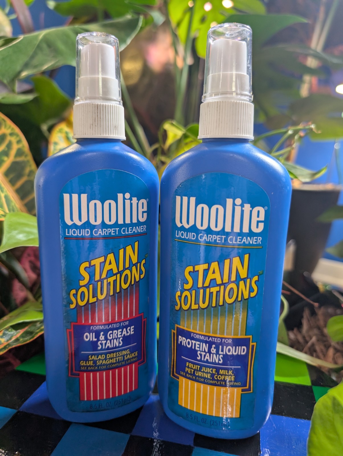 Woolite Stain Solutions Liquid Carper Cleaner Oil Protein 90s Movie Prop VTG