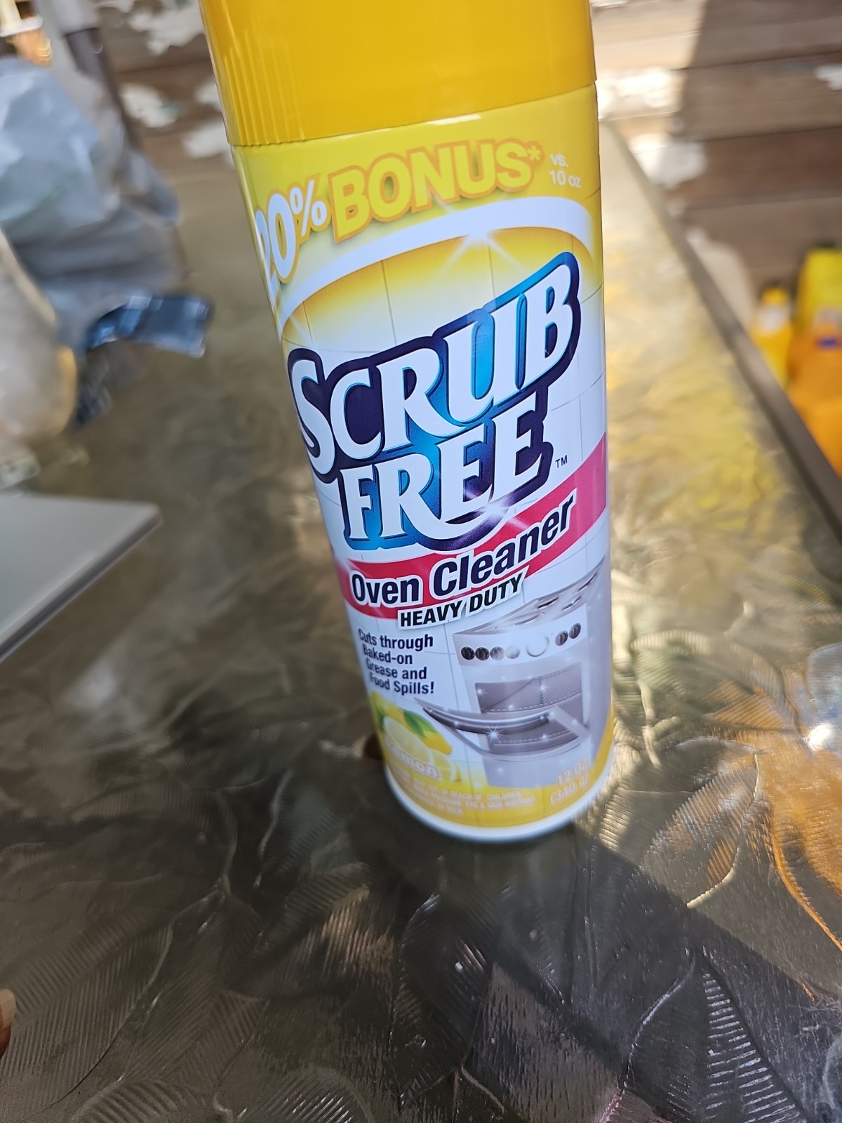 2 Scrub Free Professional Oven Cleaner Lemon Heavy Duty 12 oz