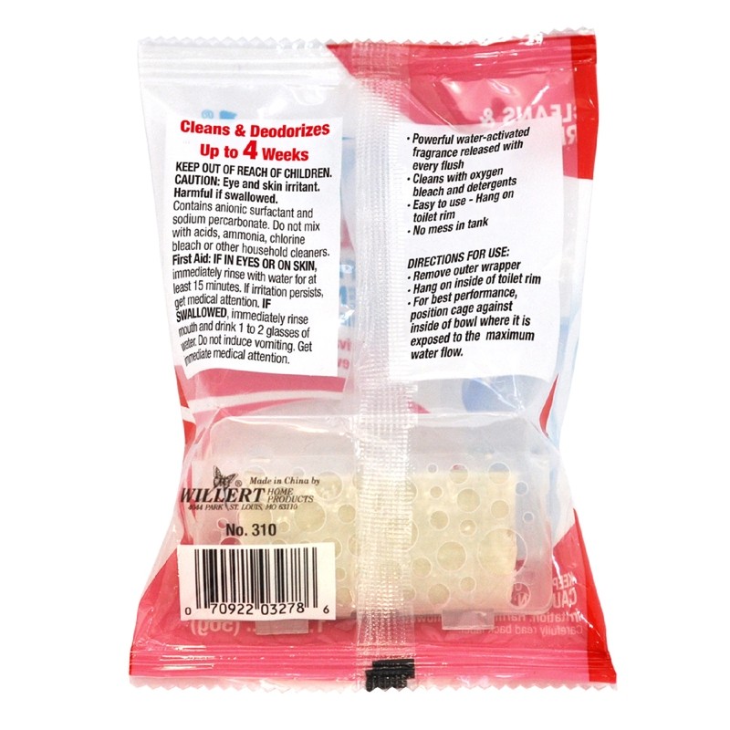 Bowl Fresh 310.24T No Phosphate Toilet Freshener & Cleaner 1.76 oz. (Pack of 24)
