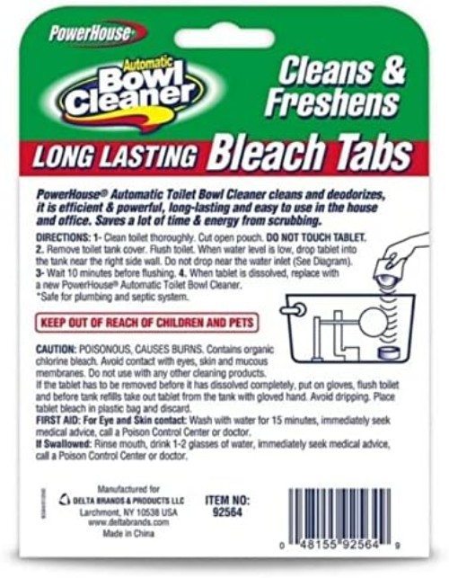 Convenient 2 Count Automatic Toilet Bowl Cleaning Tablets – Freshens Instantly