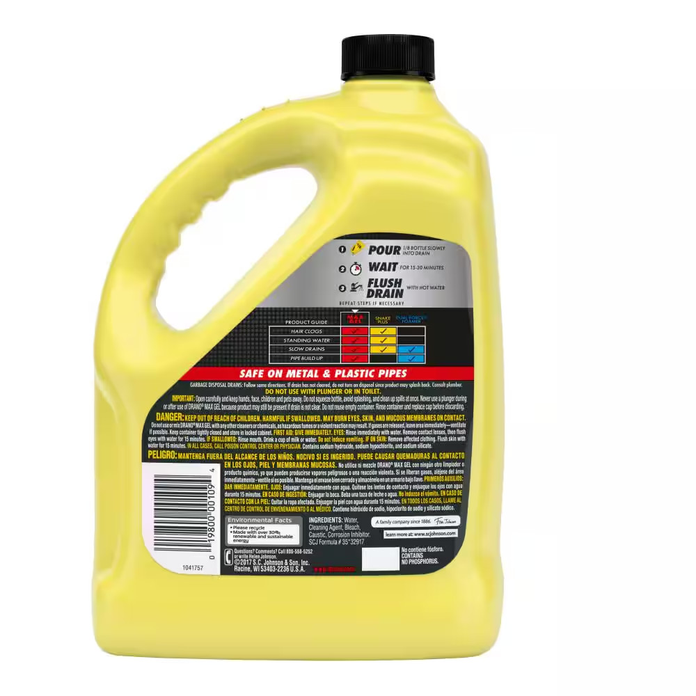 Commercial Line 128 Fl. Oz. Max Gel Clog Remover