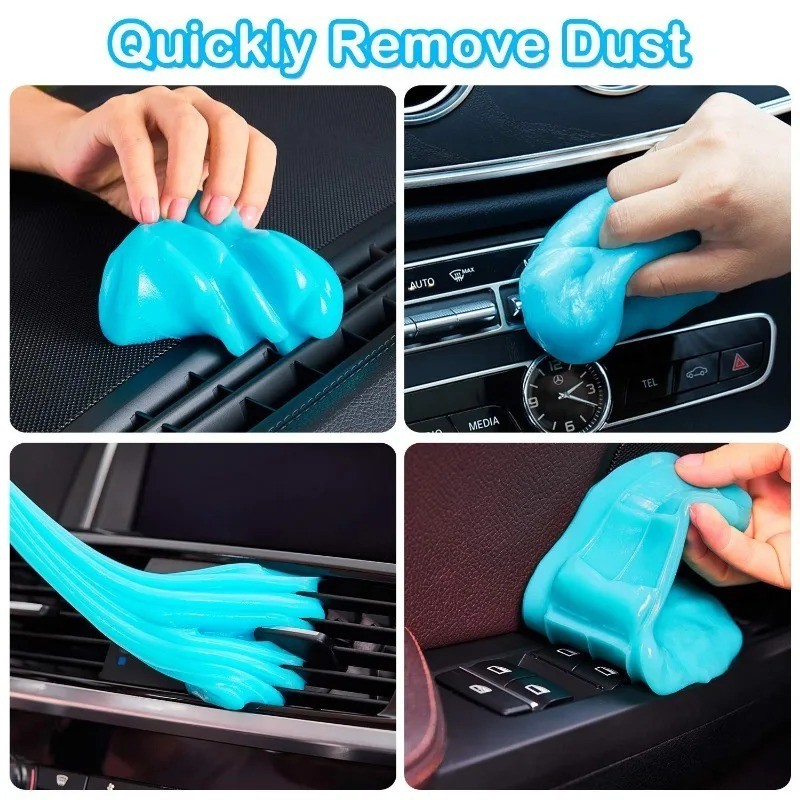 Car Cleaning Gel Slime Dust Remover Auto Interior Keyboard Cleaner 2 Pc