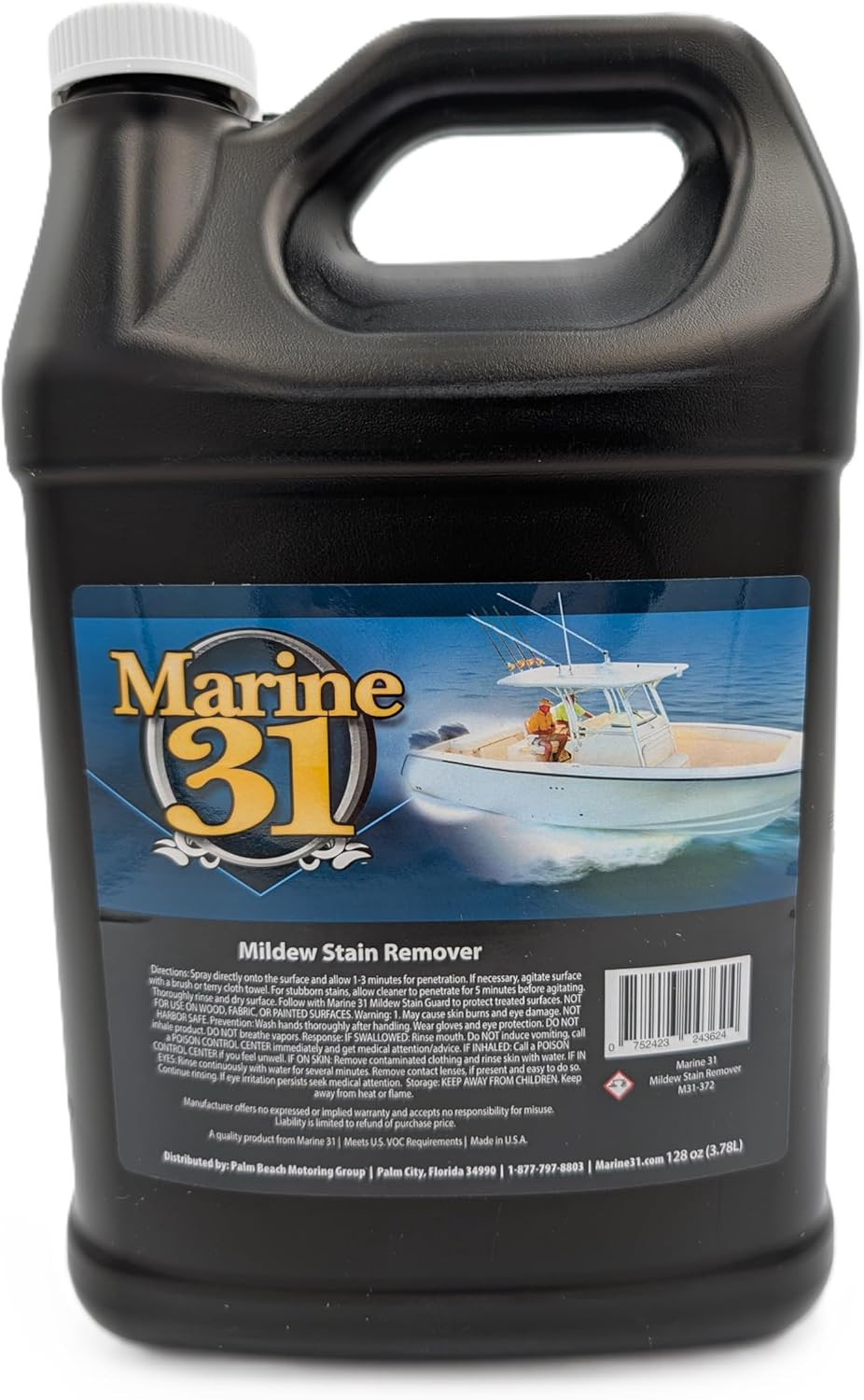 Mildew Stain Remover & Cleaner | Powerful Cleaning Solution for Boats, Homes & P