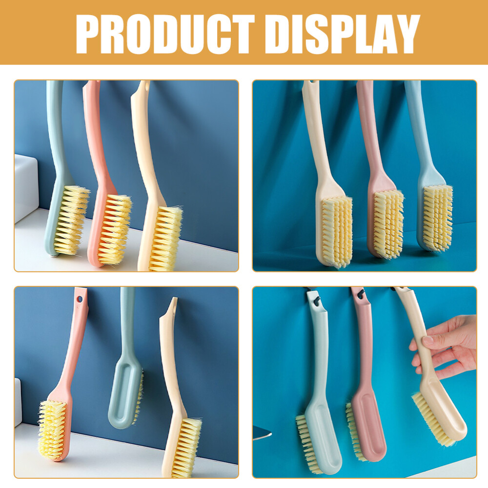 3PCS Shoe Brush Shoe Cleaning Brushes Scrub Brushes Multipurpose Brushes