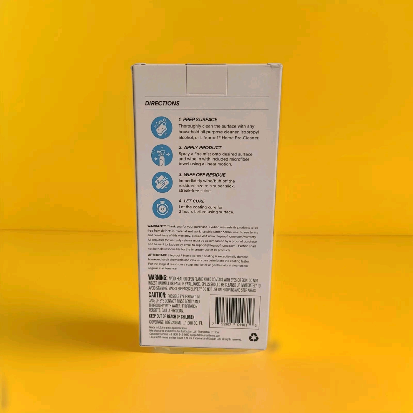 Lifeproof Multi-Surface Ceramic Nanotechnology Coating Spray 8oz Shines Seals