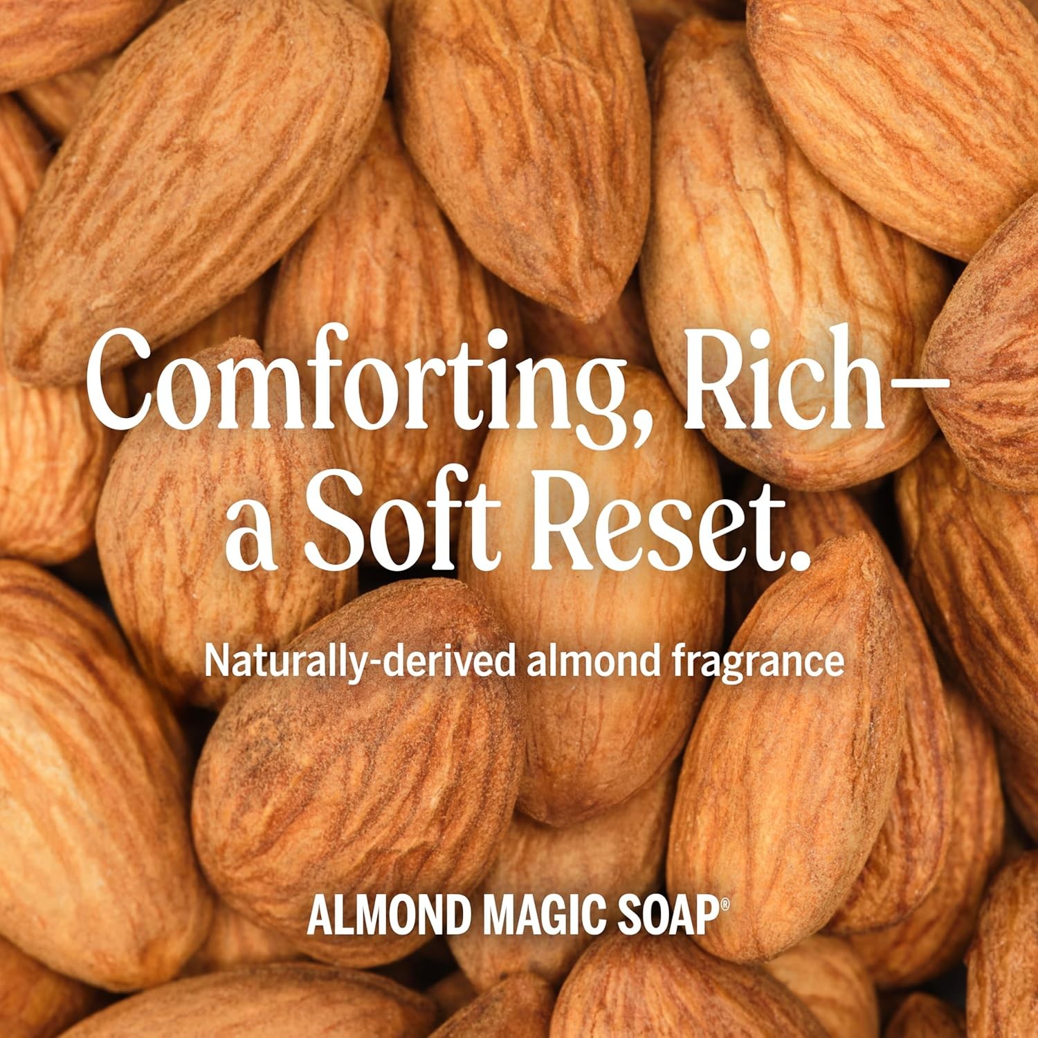 Dr. Bronner’s Pure-Castile Magic Soap Liquid (Almond, 1 Gallon) – Made with Re