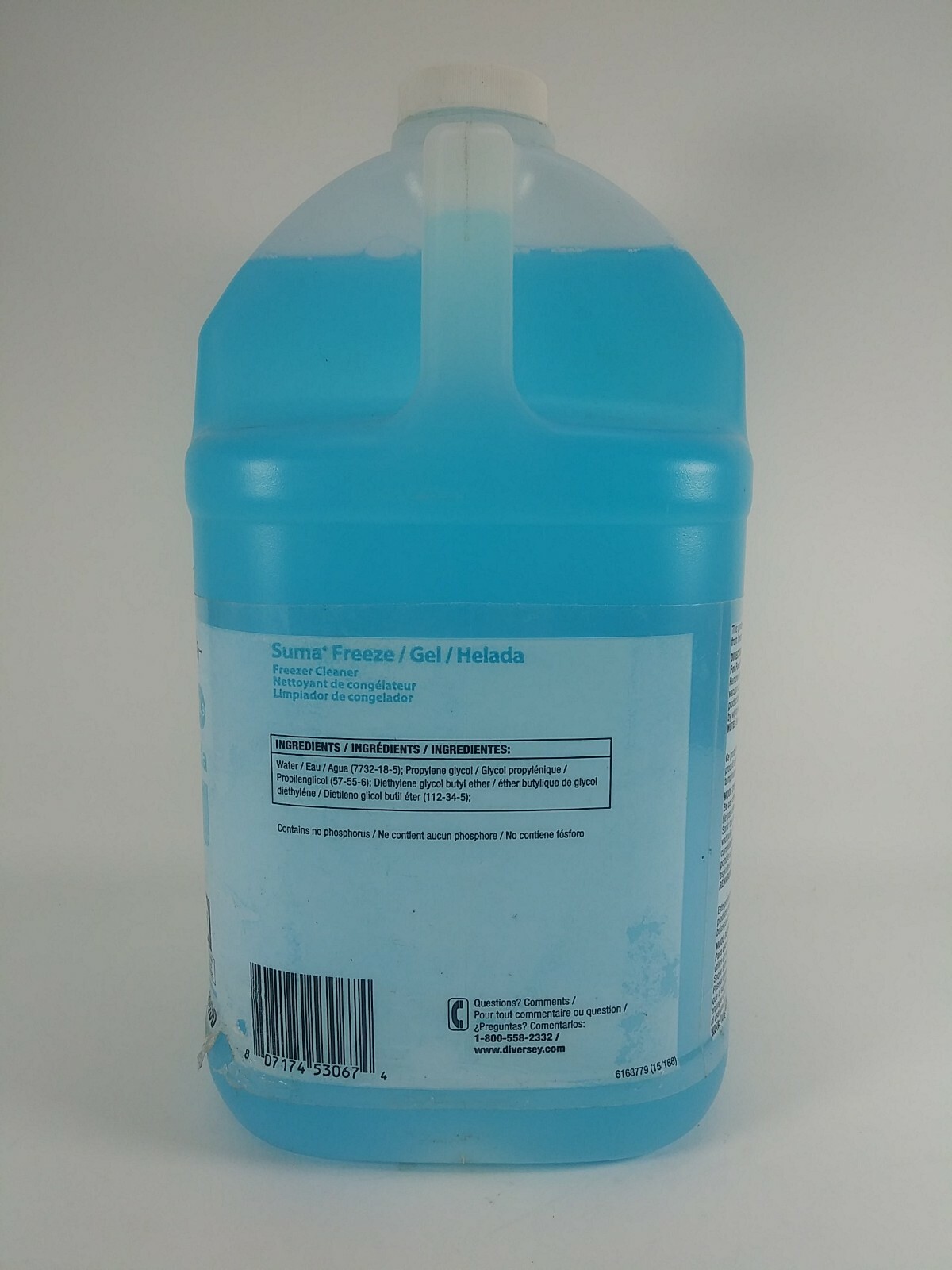 Diversey 948030 Freezer Floor Cleaner,1 Gal.,Blue