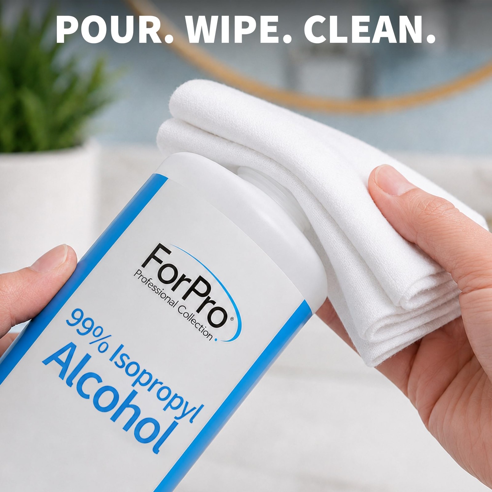 ForPro 99% Isopropyl Alcohol IPA, 32 Fl Oz 960ml – Pure & Unadulterated Conce…