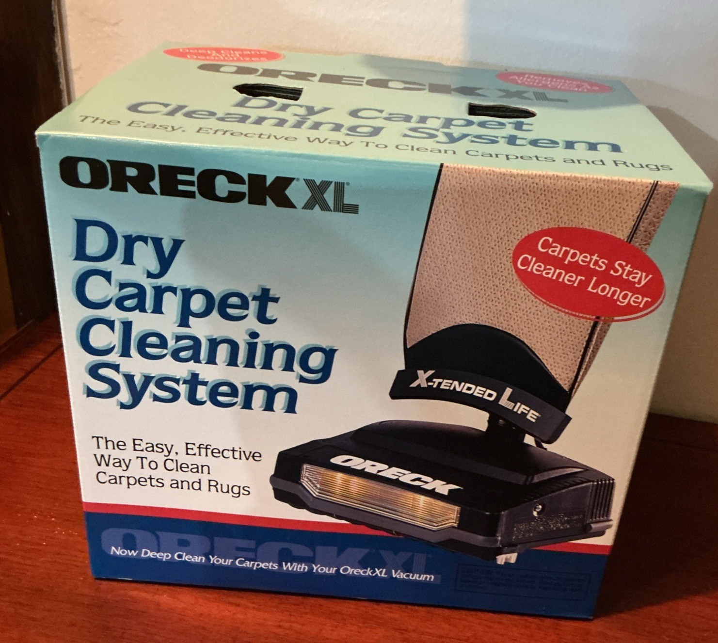 Oreck XL Dry Carpet Cleaning System Kit Used Soil Release Brush Powder Cleaner