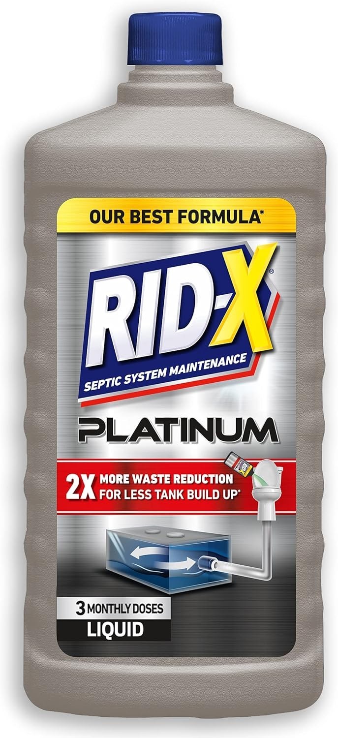Septic Tank Treatment Platinum Liquid – 3 Supply – Our Best Formula with x2 …