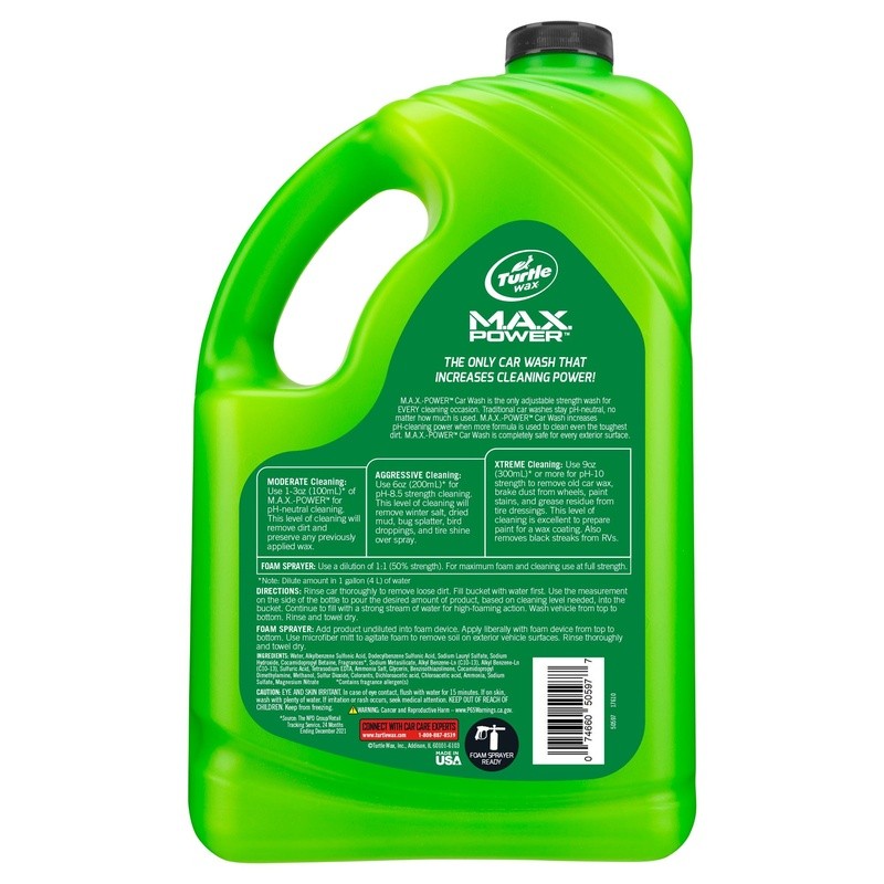 3 Levels Cleaning Power Car Wash Easy Clean Automotive Cleaner 100oz Liquid New