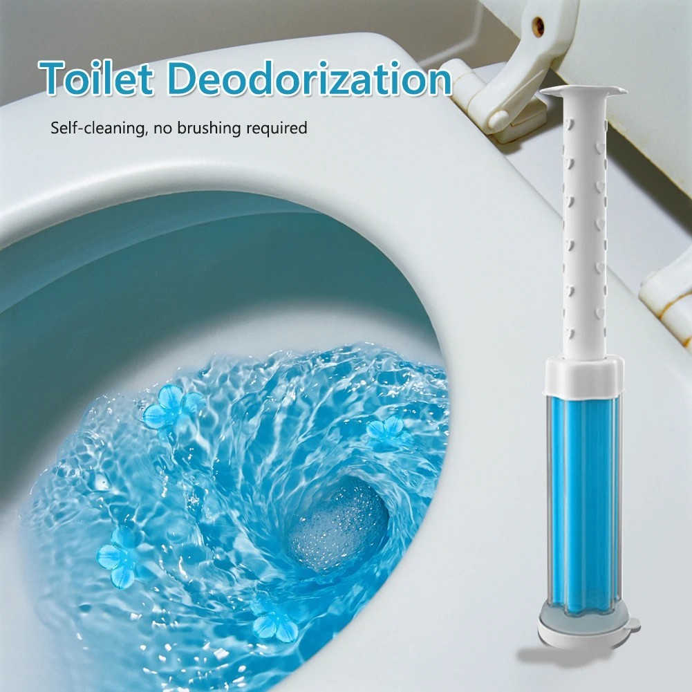 Aromatic Toilet Cleaner Gel Odor Remover Fresh Flower Scent Bathroom Cleaning