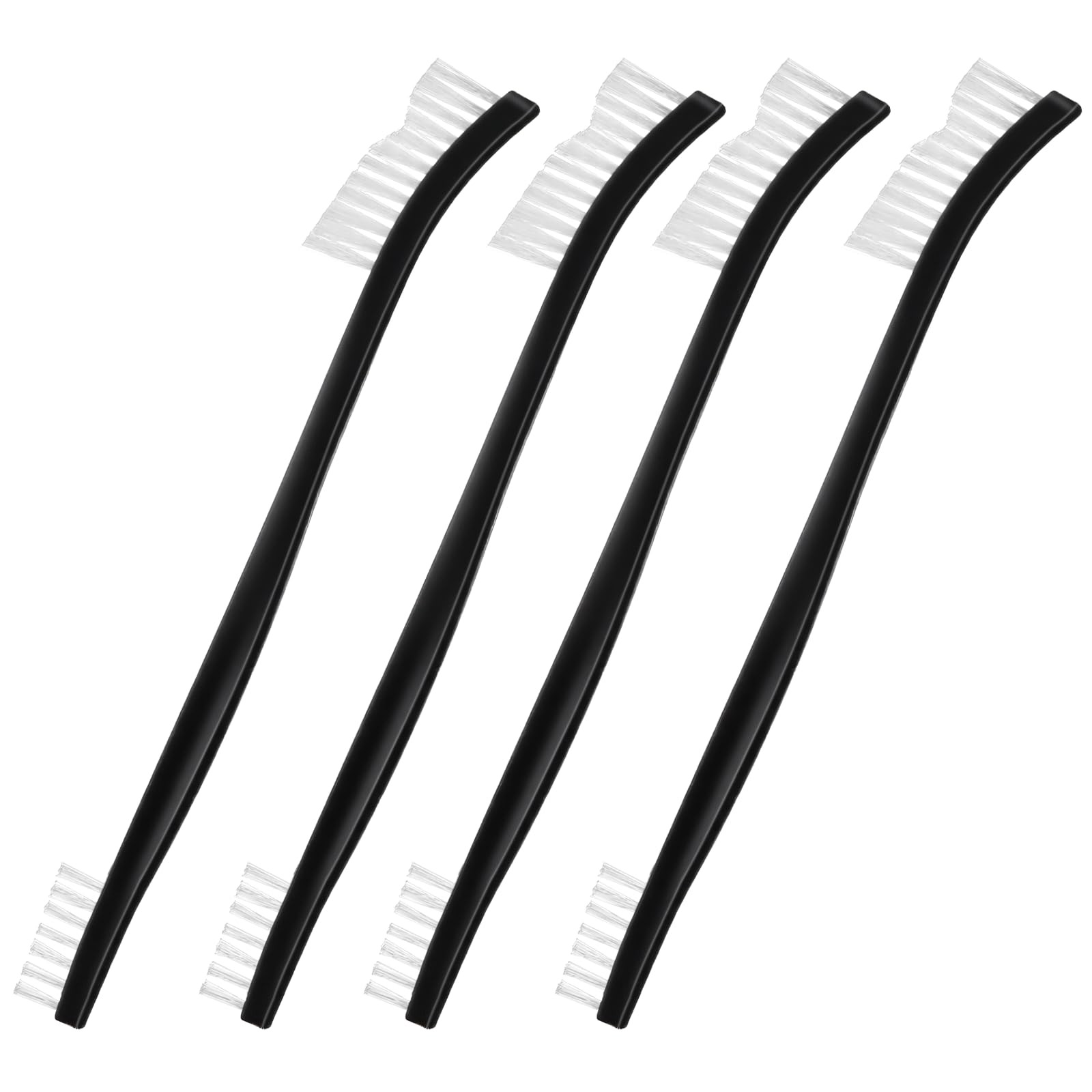 4 Pcs Double-Ended Small Cleaning Brushes Detail Cleaning Brush for Jewelry