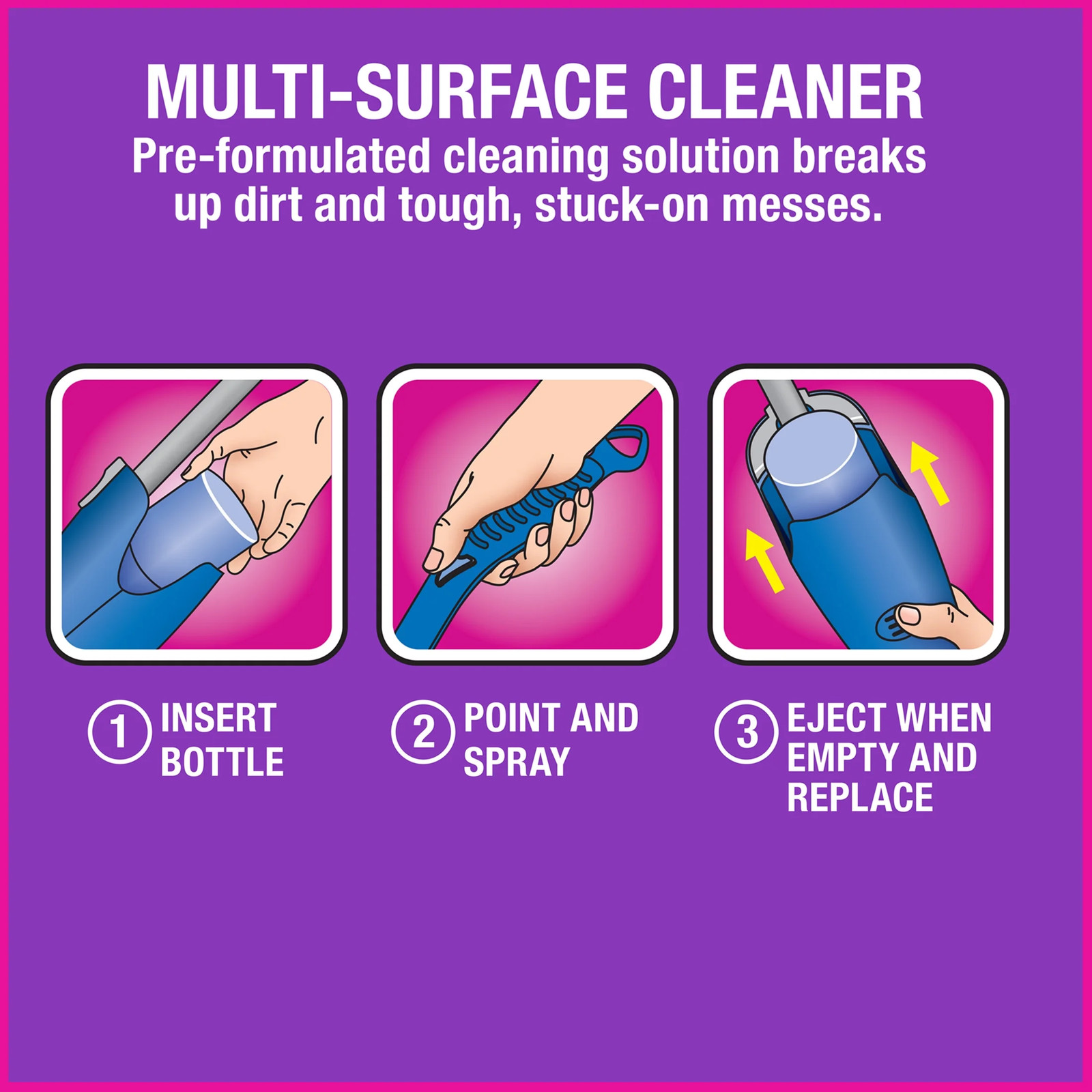 Auto Spray Mop Floor Cleaning Solution Refill, 42 fl oz Lavender Scent, 1 Count