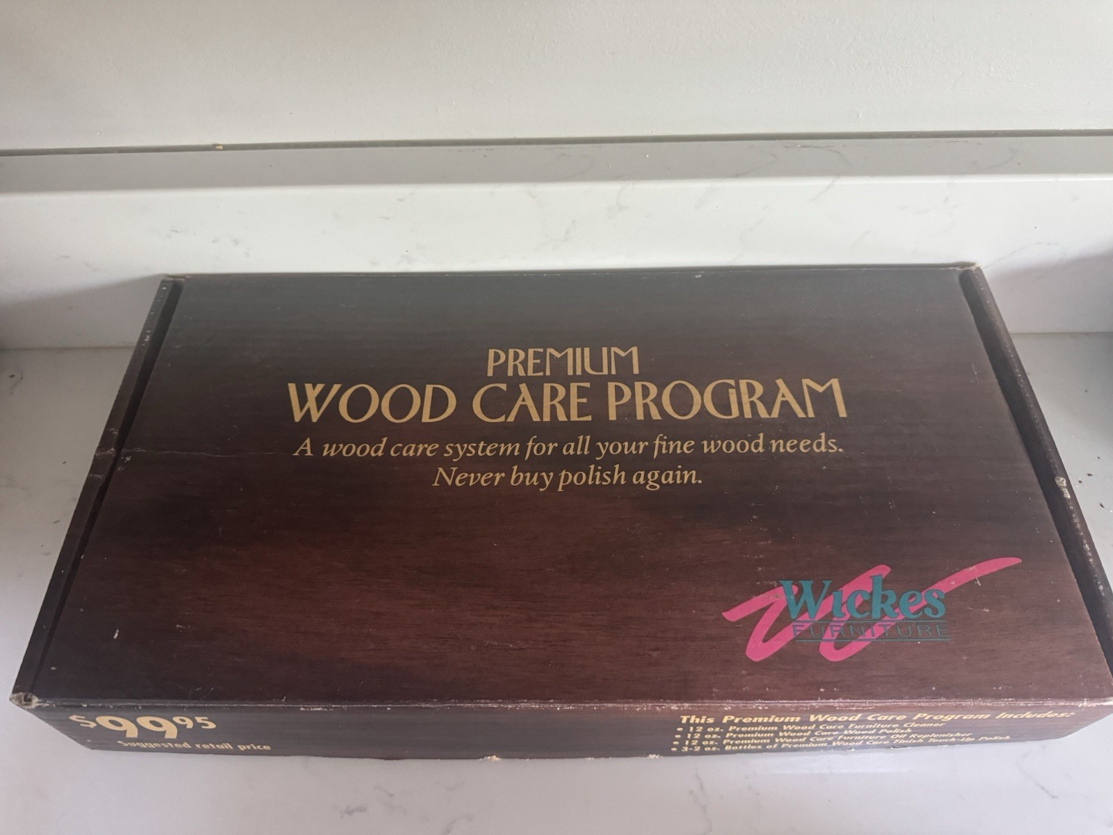 Full Set Of Wickes Wax Wood Care Program Furniture Cleaner Polish Oil Touch Up
